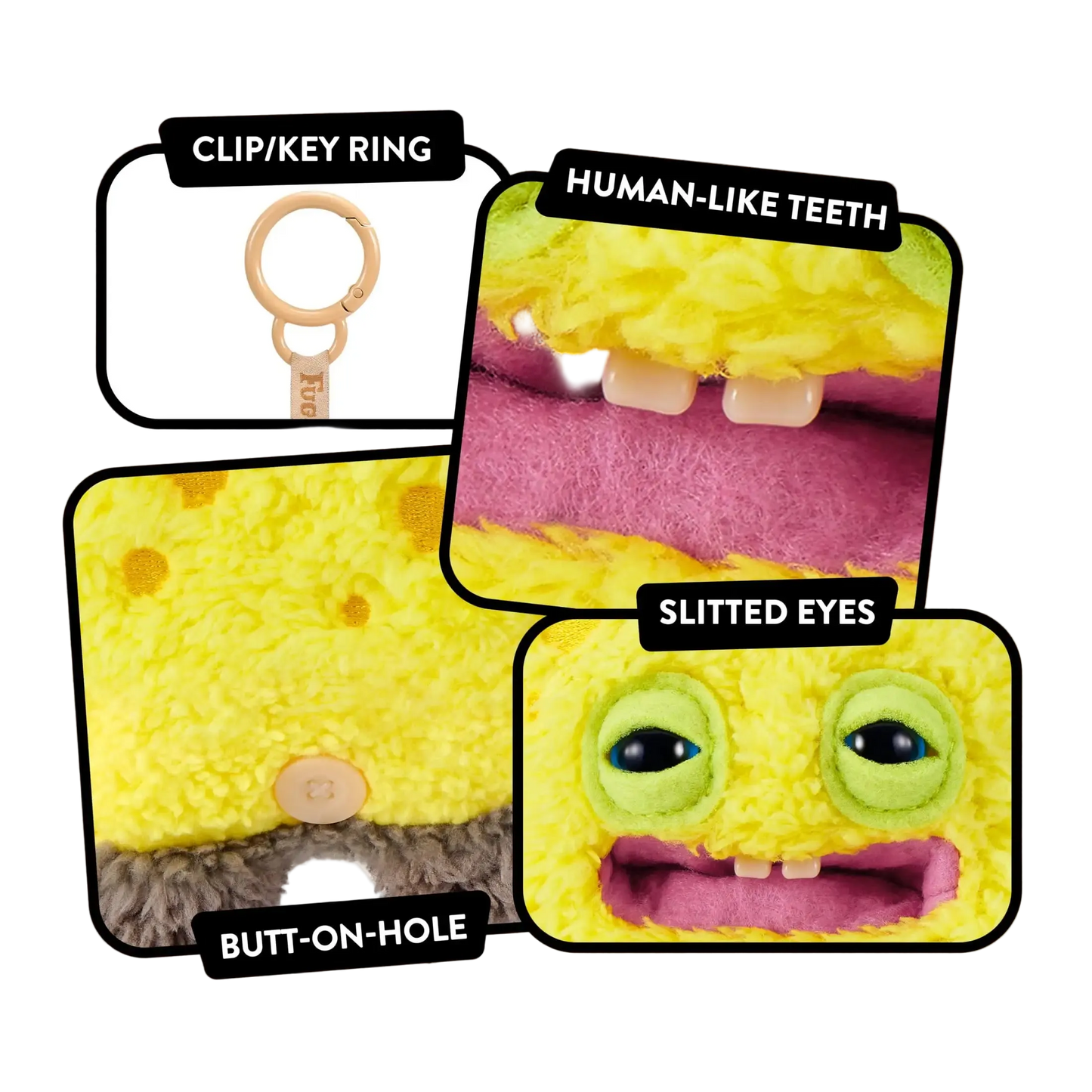 Fuggler Keychain Plush Toy