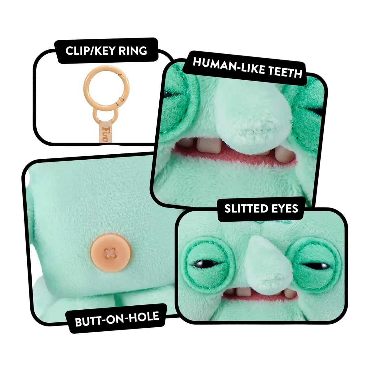 Fuggler Keychain Plush Toy